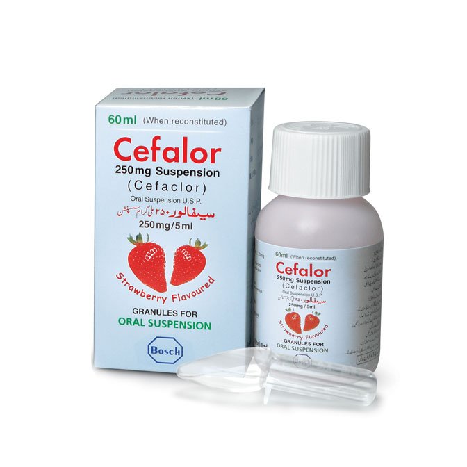 Cefalor suspension 250 mg 60 mL