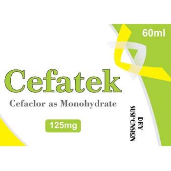 Cefatek suspension 125 mg 60 mL