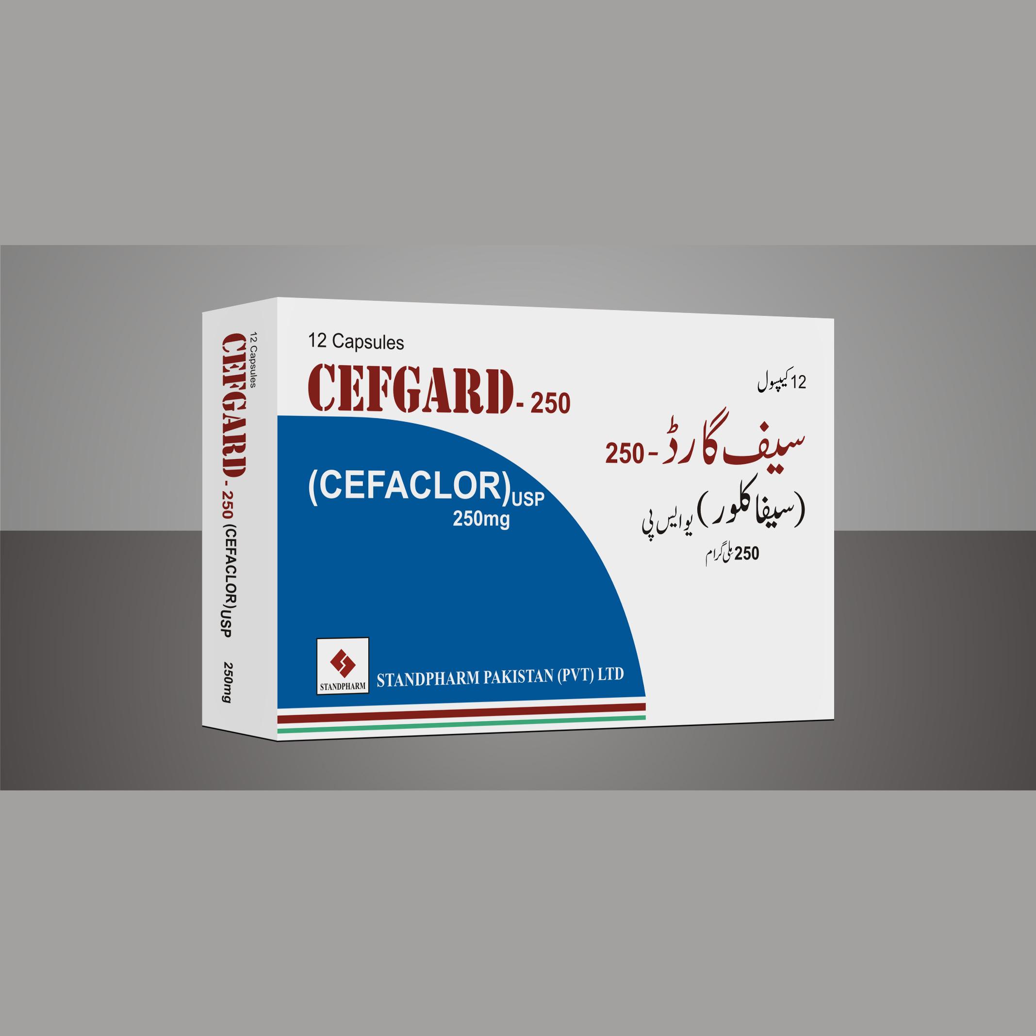 Cefgard capsule 250 mg 2×6’s