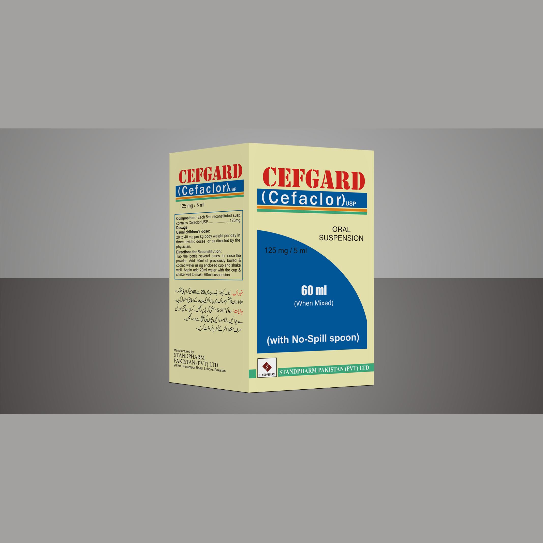 Cefgard suspension 125 mg 60 mL