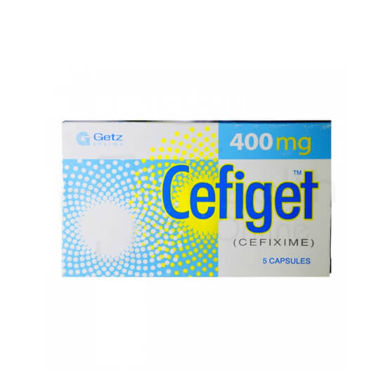 Cefiget capsule 400 mg 5’s