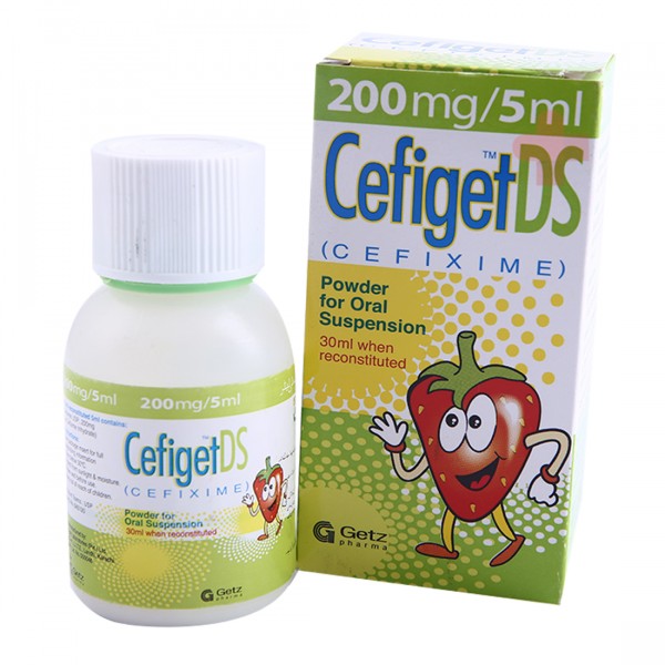Cefiget suspension DS 200 mg 30 mL