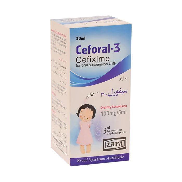 Ceforal-3 suspension 100 mg 30 mL