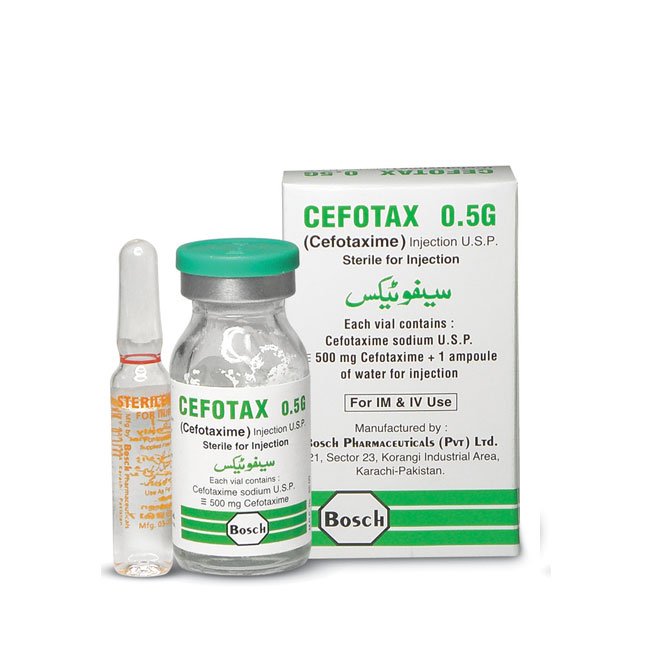 Cefotax Injection 500 mg 1 Vial