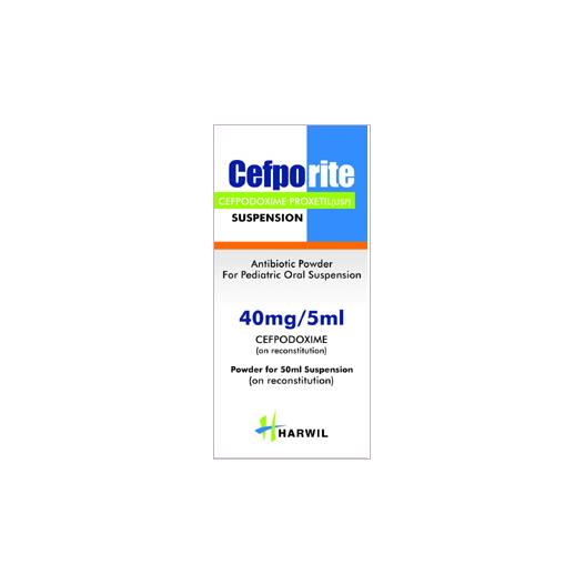 Cefporite suspension 40 mg 50 mL