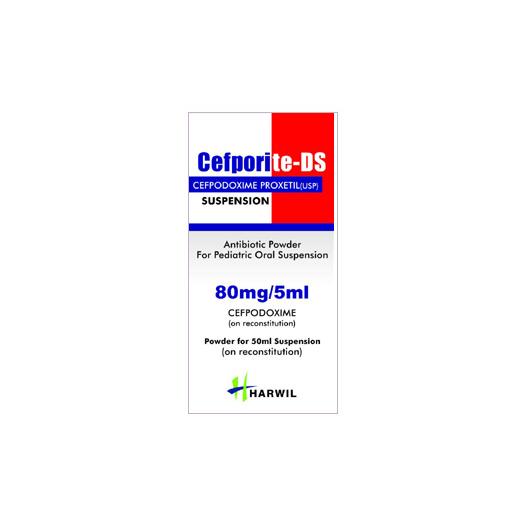 Cefporite suspension 80 mg 50 mL