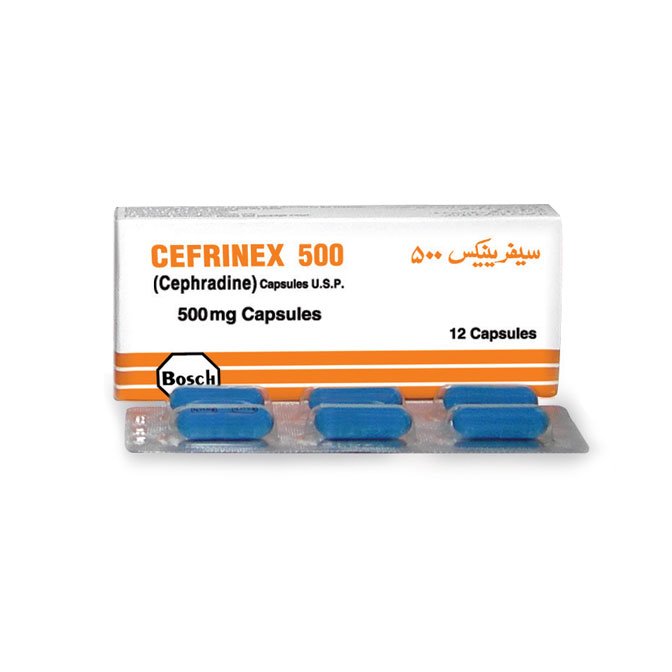 Cefrinex capsule 500 mg 2×6’s