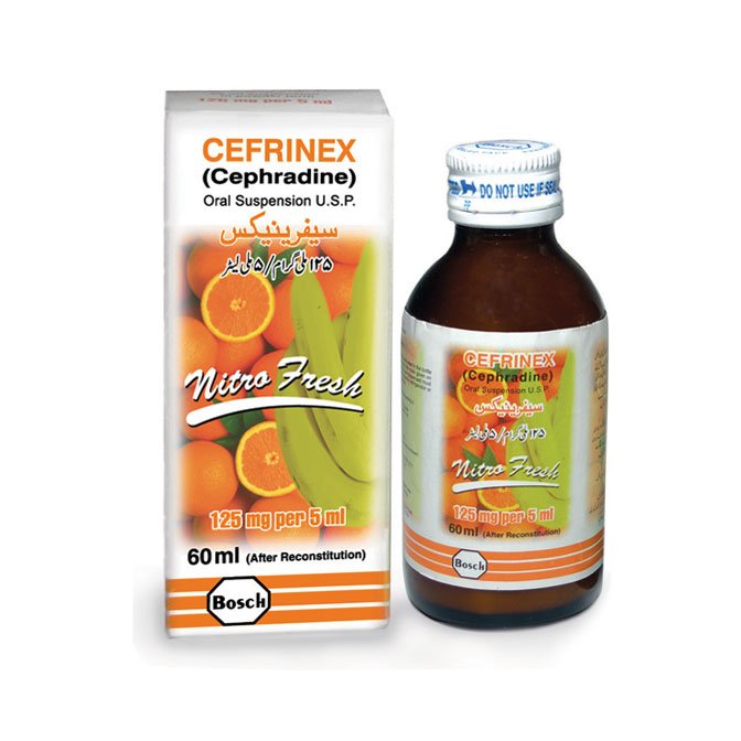 Cefrinex suspension 125 mg 60 mL