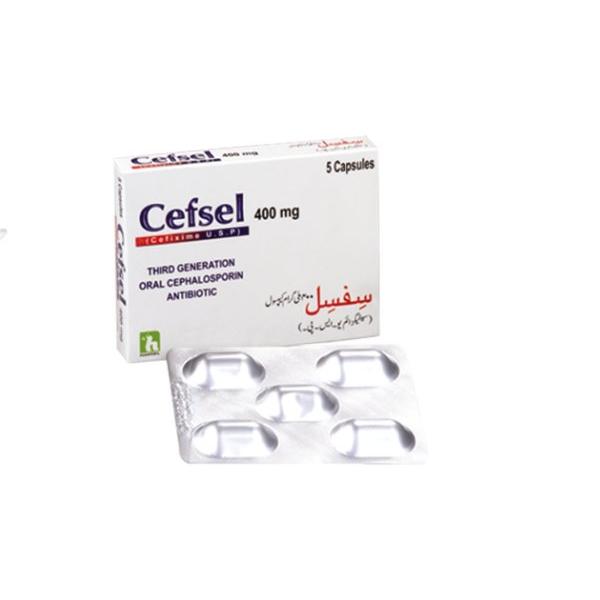 Cefsel capsule 400 mg 5’s