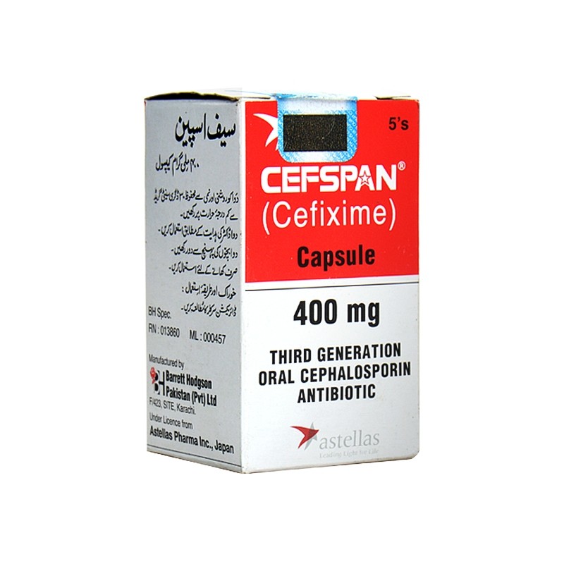 Cefspan capsule 400 mg 5’s