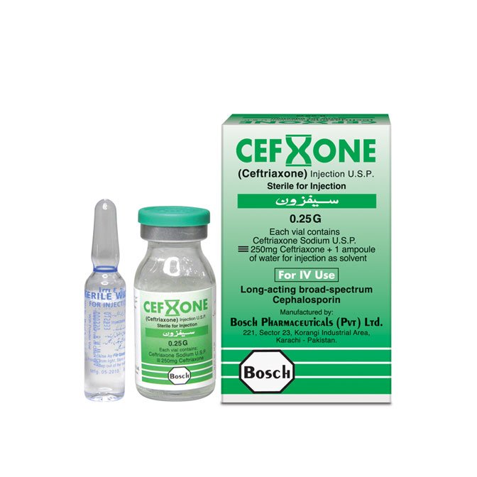 Cefxone Injection IV 250 mg 1 Vial