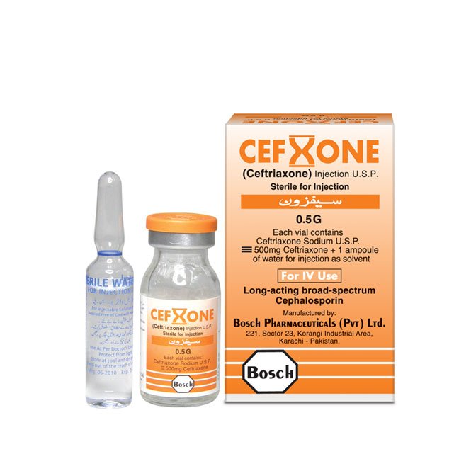 Cefxone Injection IV 500 mg 1 Vial