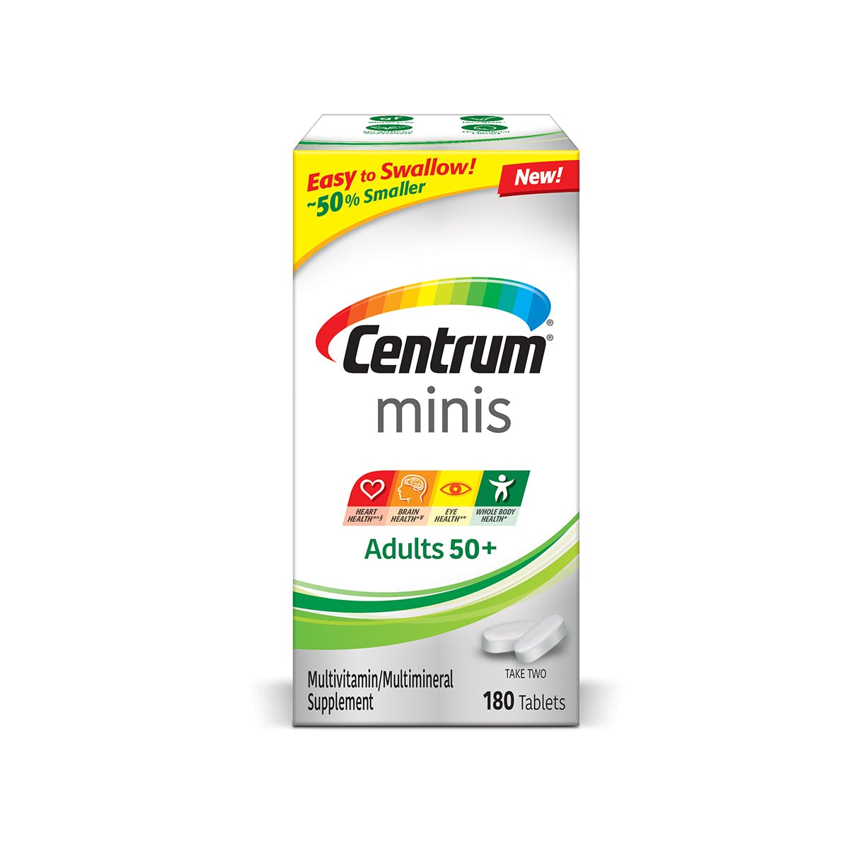 Centrum Minis Adults 50+ 180 Tablets