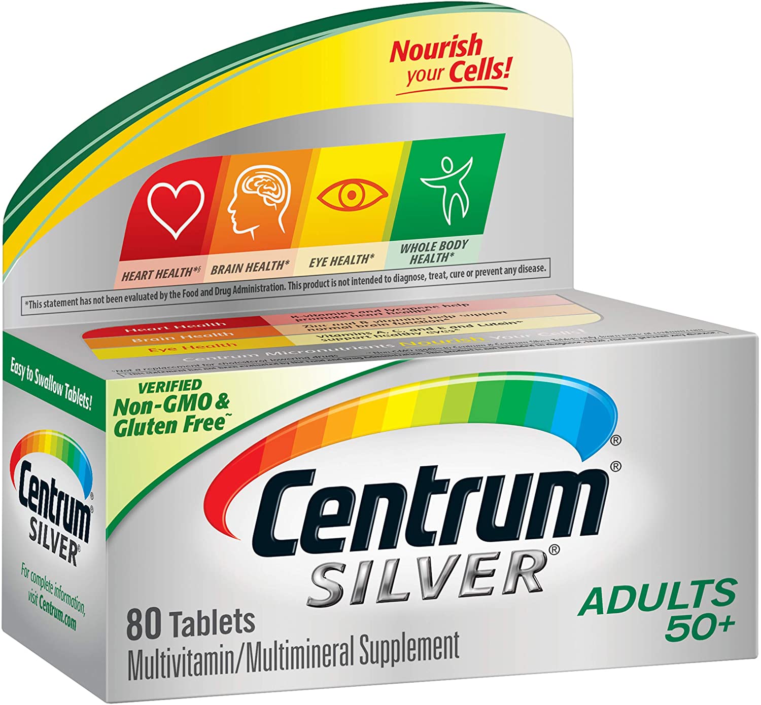 Centrum Silver Adult/Unisex 50+ 80 tablets