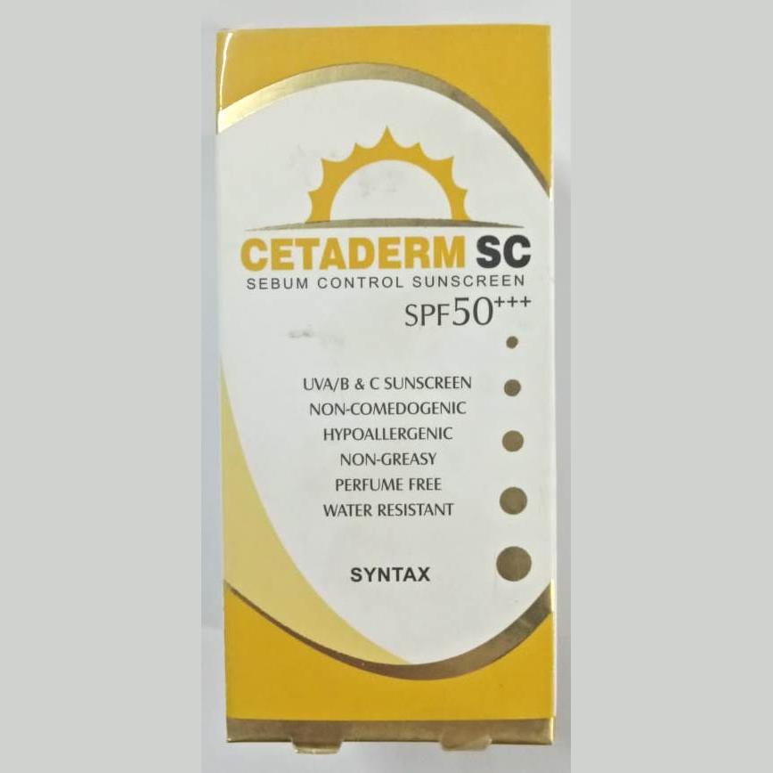 CETADERM- CREAM SC SPF 50