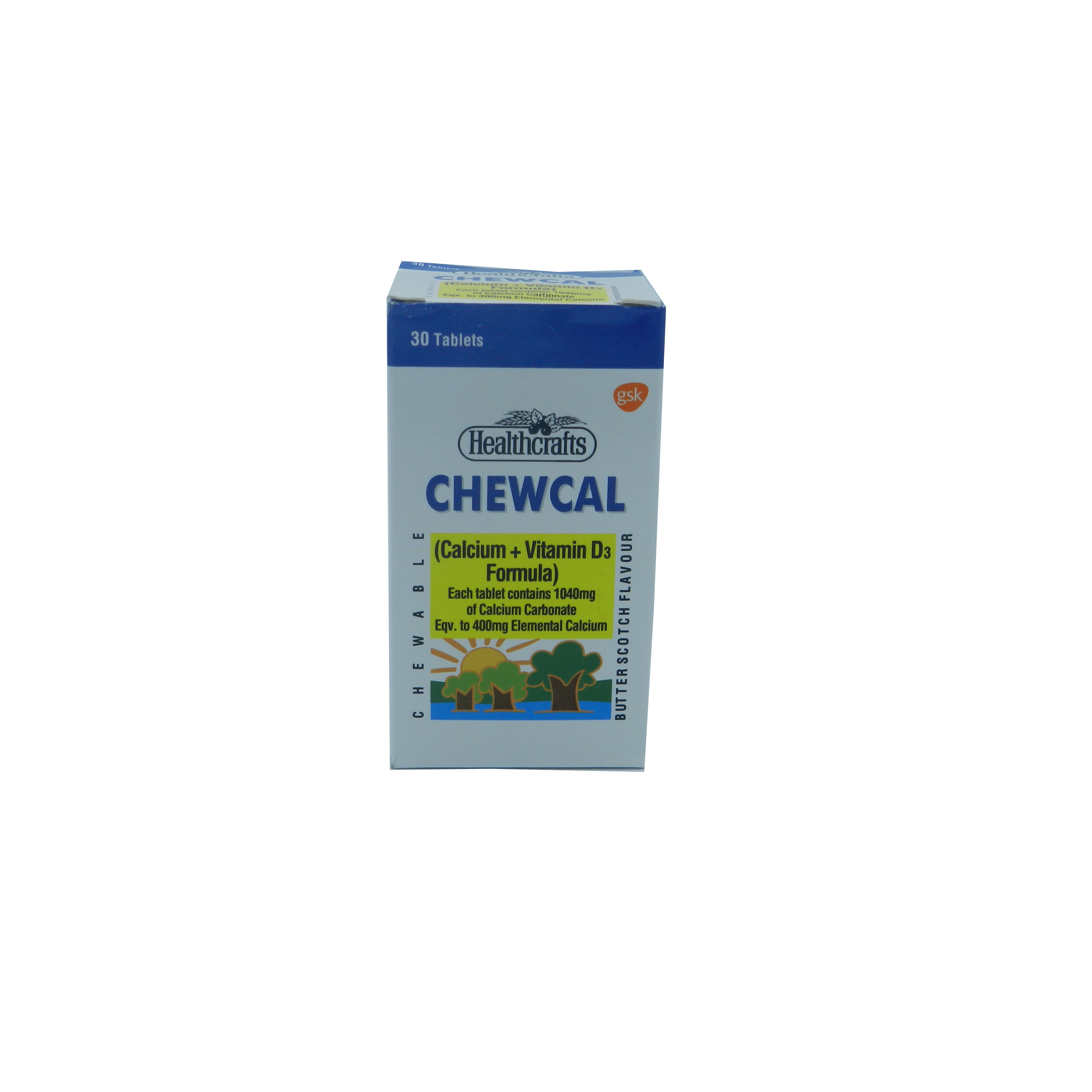 Chewcal tablet 30’s
