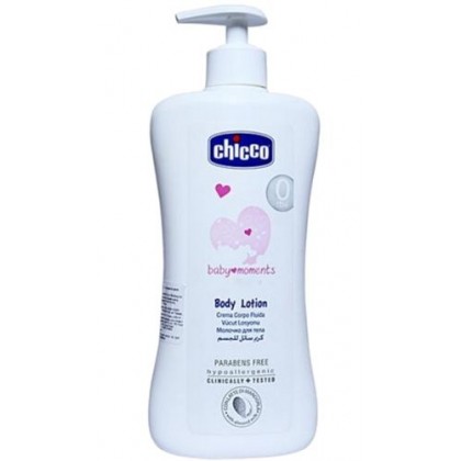 Chicco 500ml Body Lotion Baby Moments Pack 1