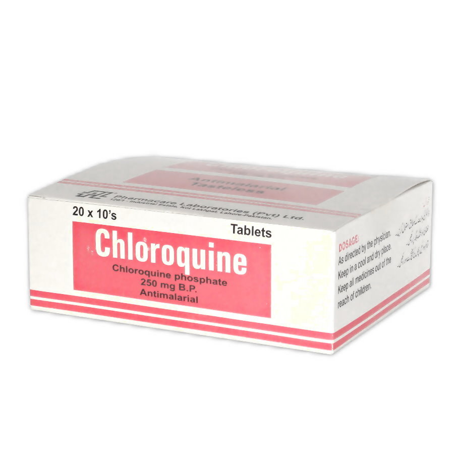 Chloroquine Phosphate tablet 250 mg 20×10’s