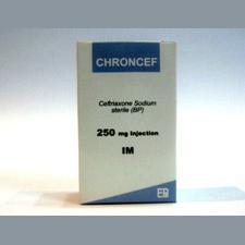 Chroncef Injection IM 250 mg 1 Vial
