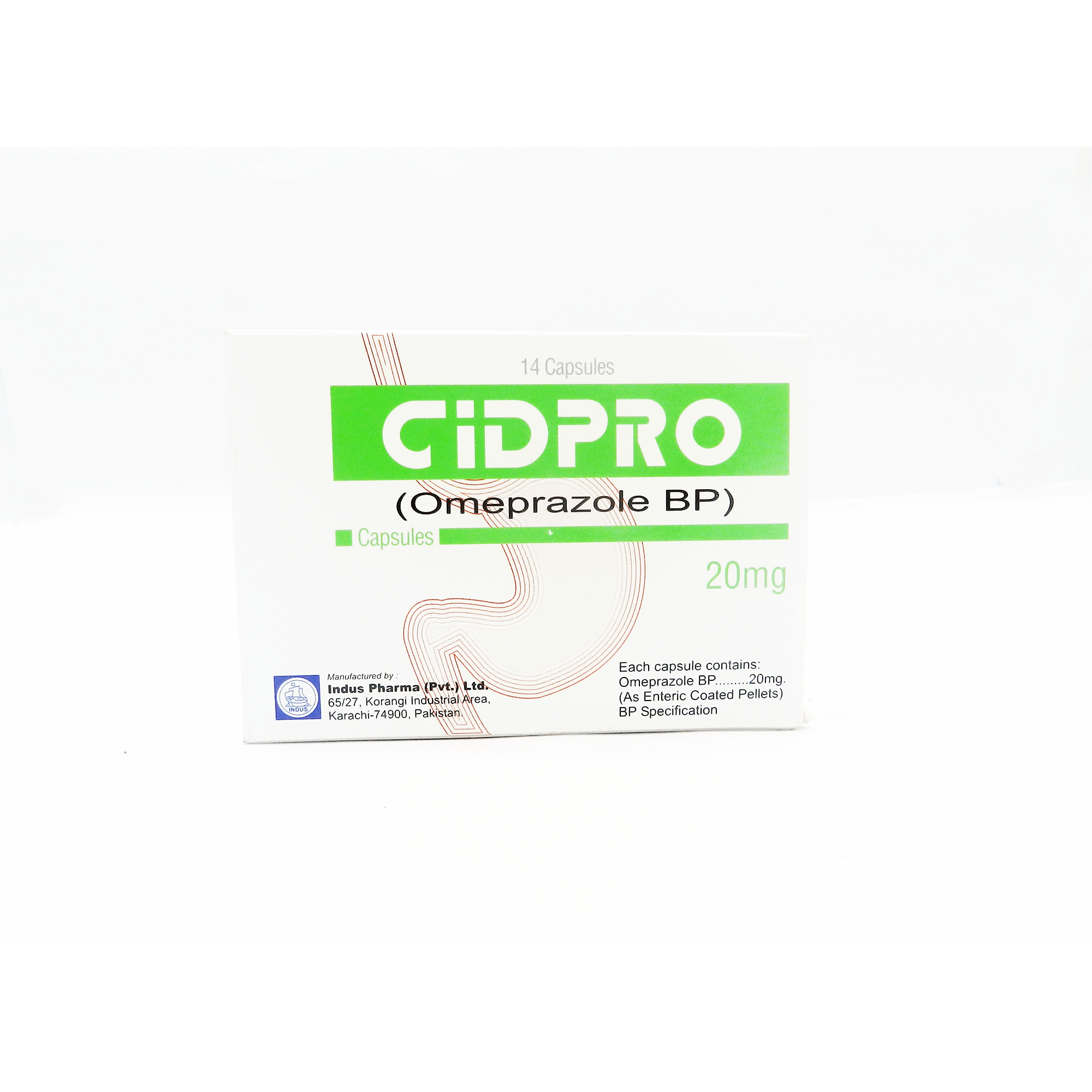 Cidpro capsule 20 mg 14’s