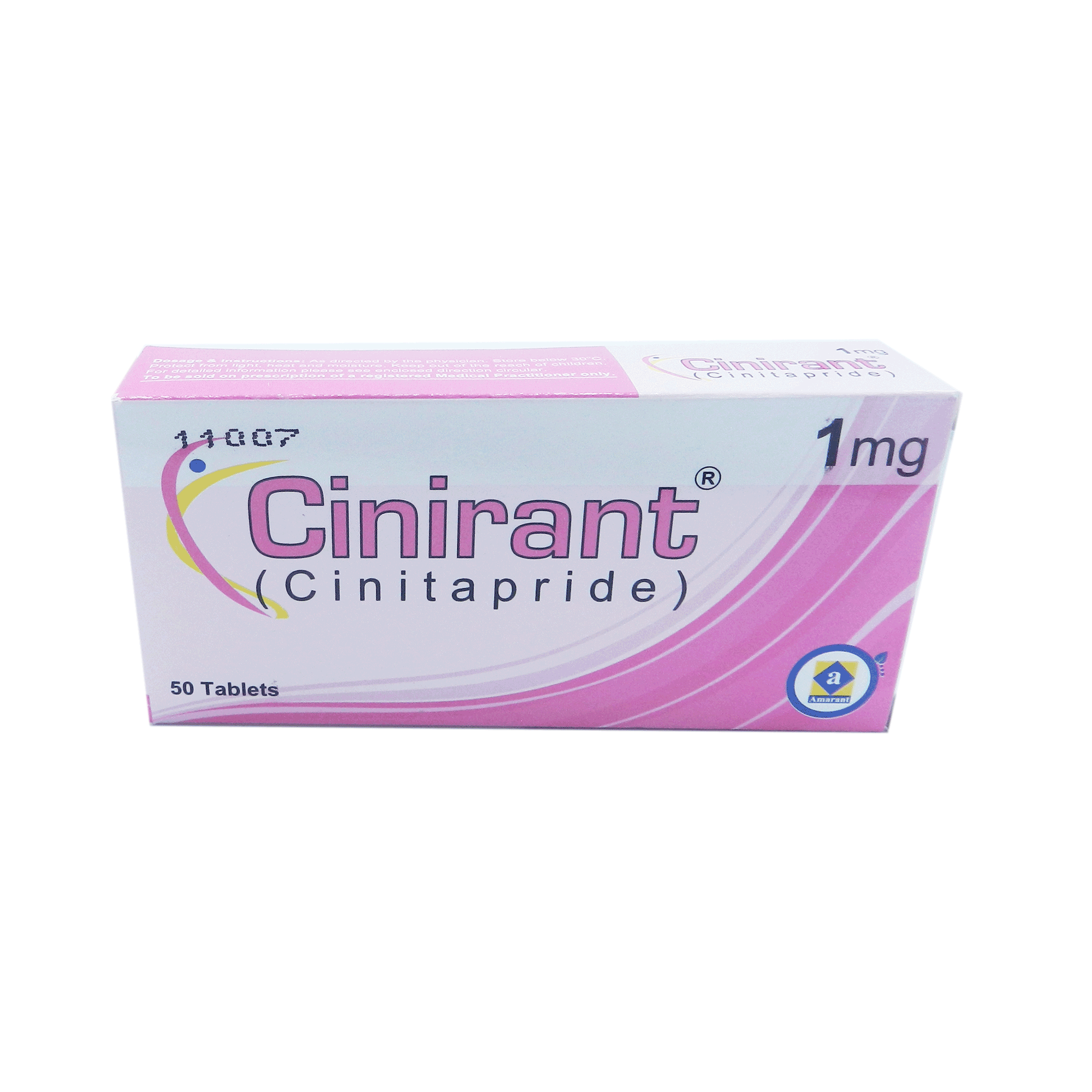 Cinirant tablet 1 mg 50’s