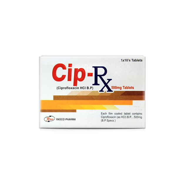 Cip-Rx tablet FC 500 mg 10’s