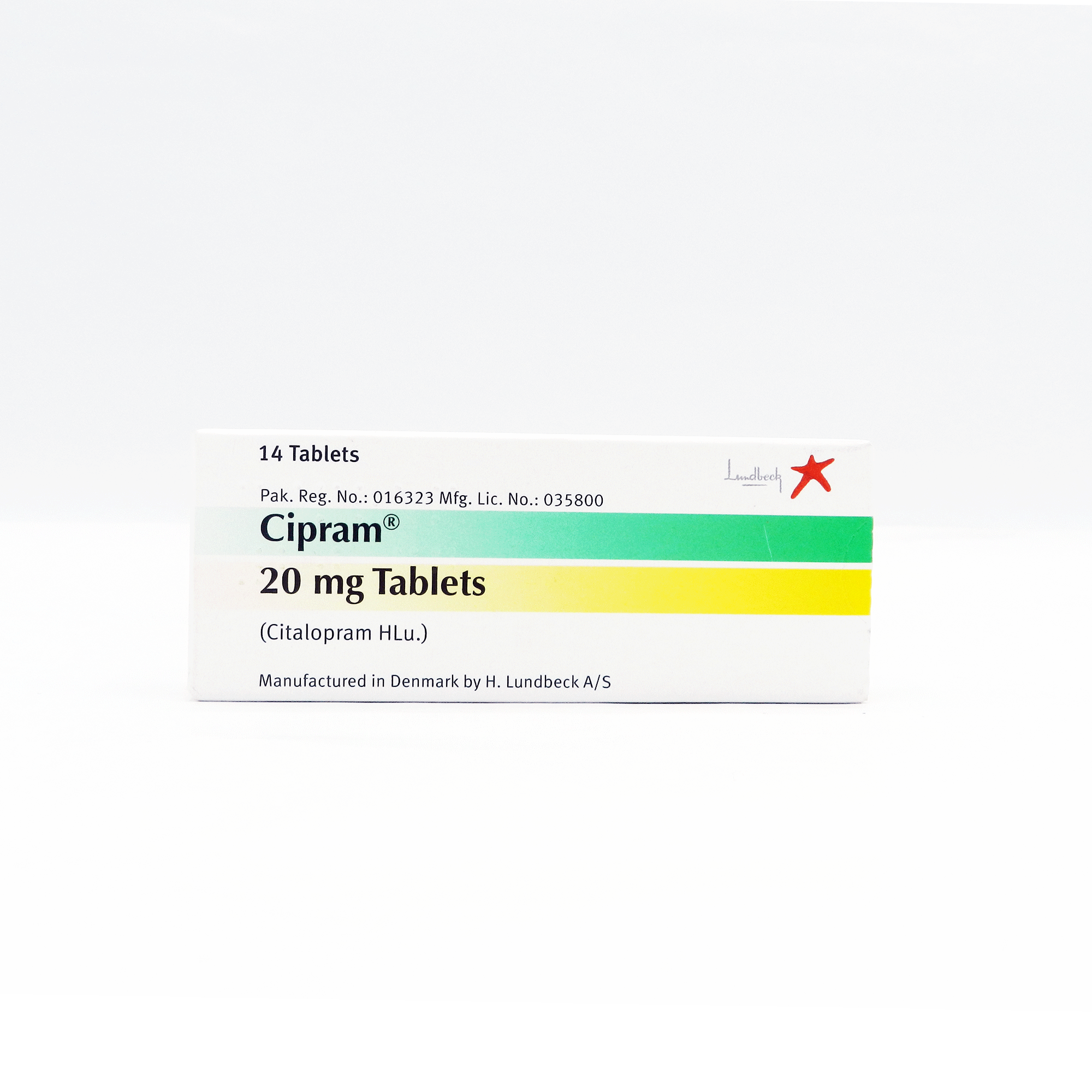 Cipram tablet 20 mg 14’s