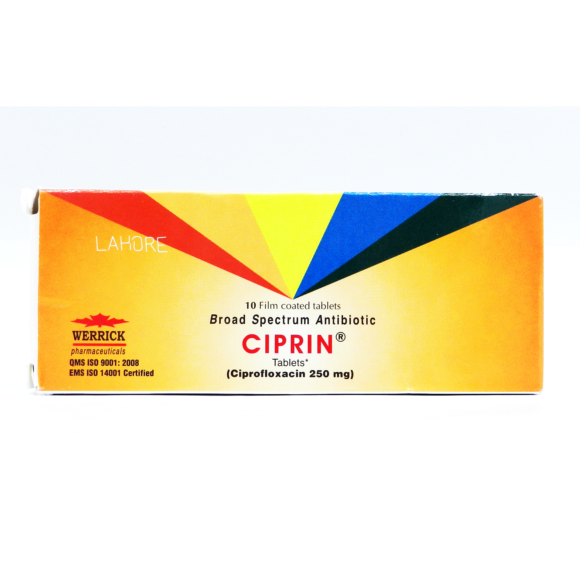 Ciprin tablet 250 mg 10’s