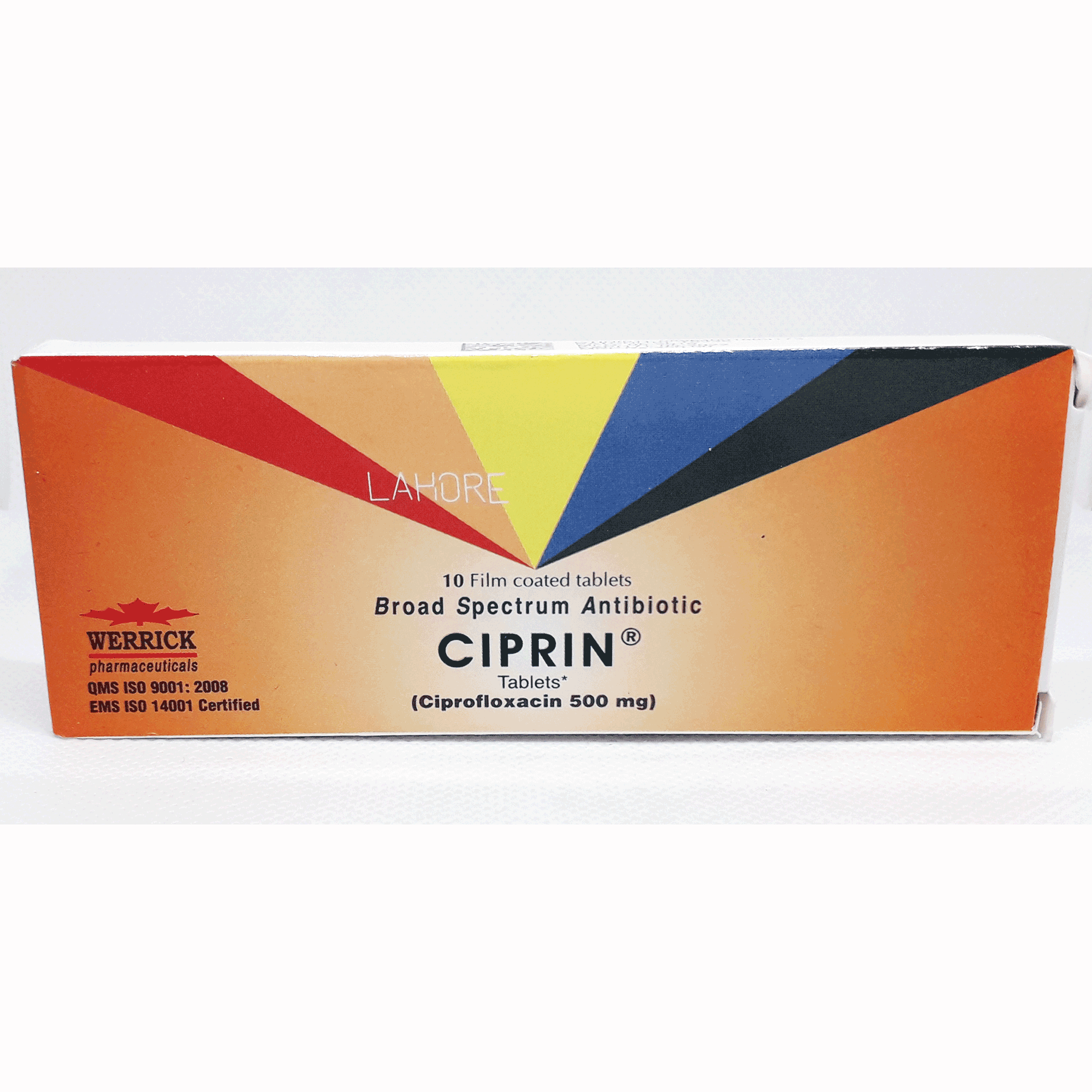 Ciprin tablet 500 mg 10’s