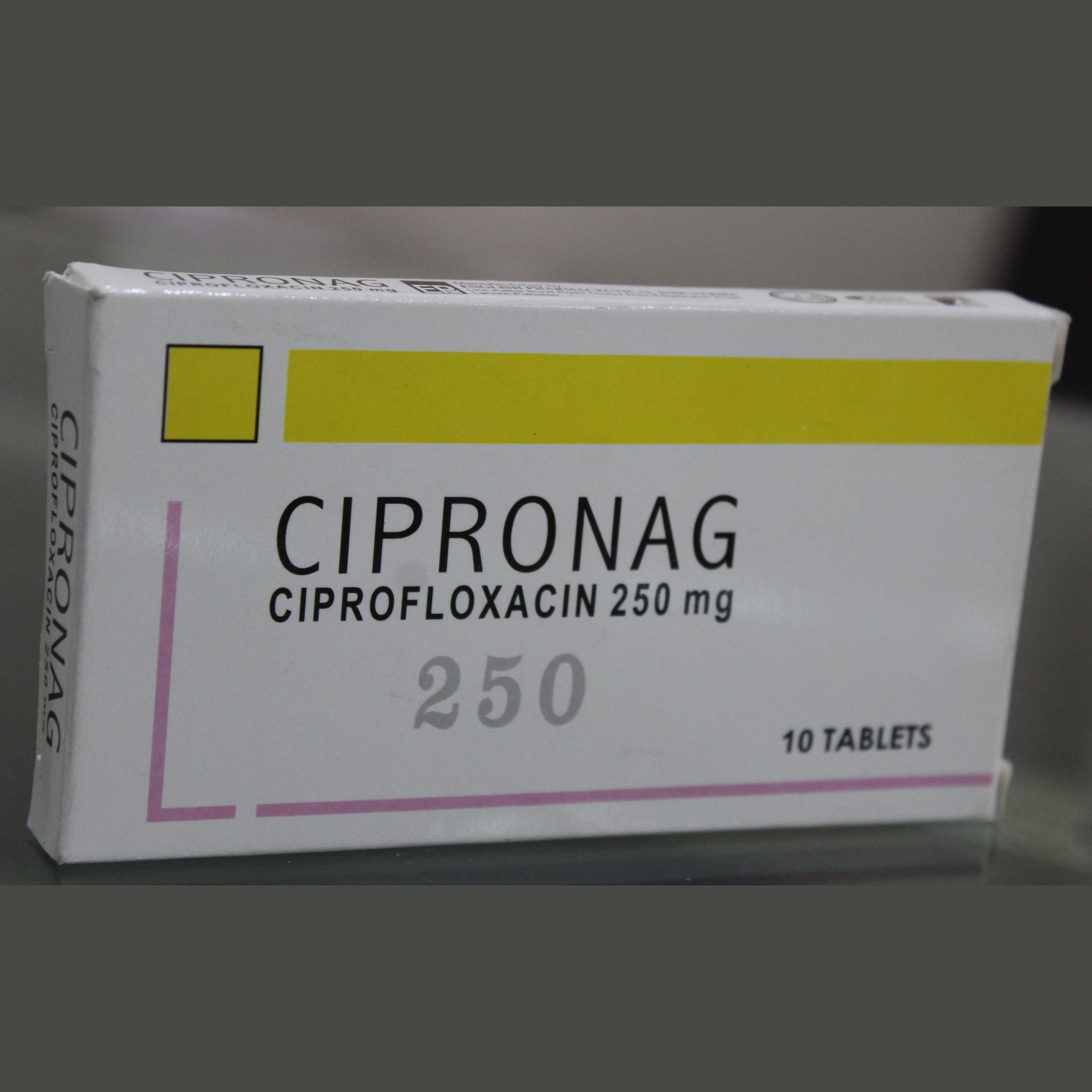 CIPRONAG 250mg Tablet 10s