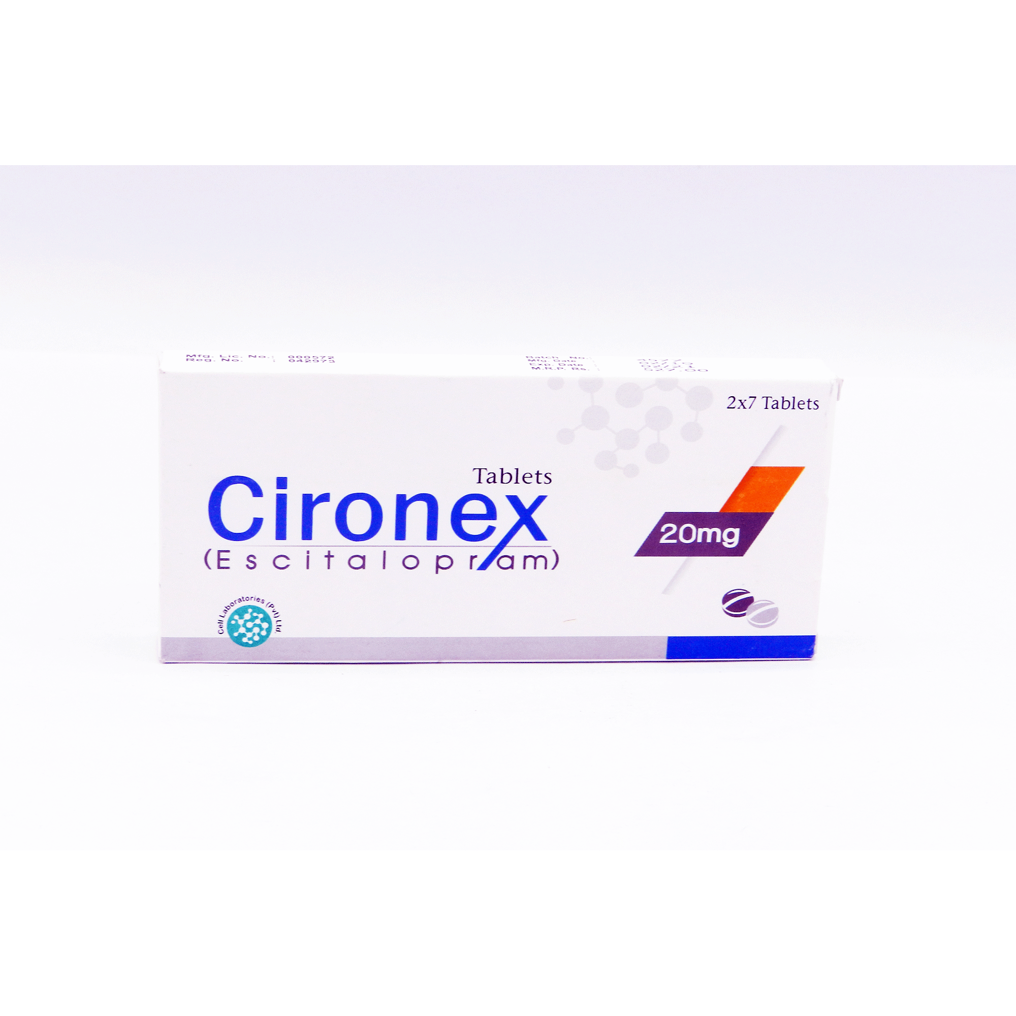 Cironex tablet 20 mg 2×7’s
