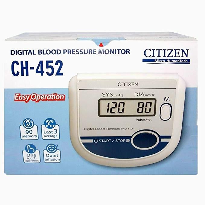 CITIZEN CH-452 DIGITAL BLOOD PRESSURE MONITORS