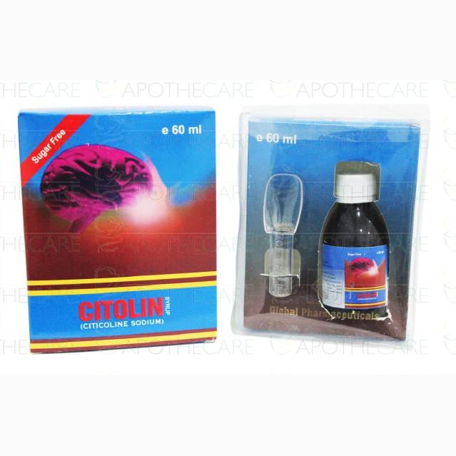 Citolin syrup 100 mg/mL 60 mL
