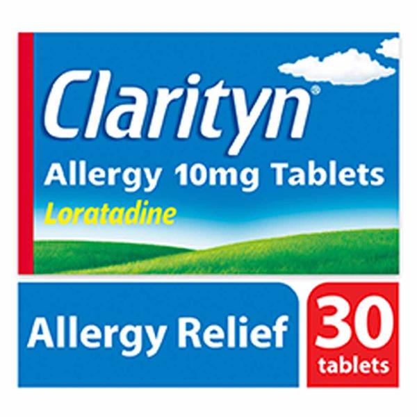 Clarityn Loratidine 10mg Hayfever & Allergy Tablets 30 Tablets ^