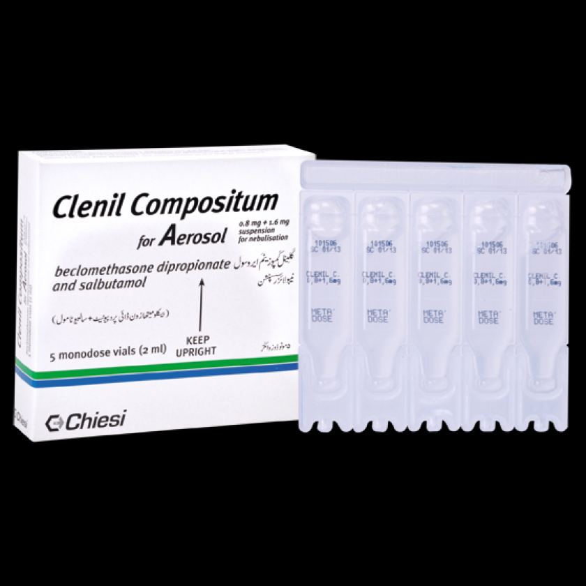 Clenil Compositum Aerosol Nebulizer 800/1600 mcg 10 Amp