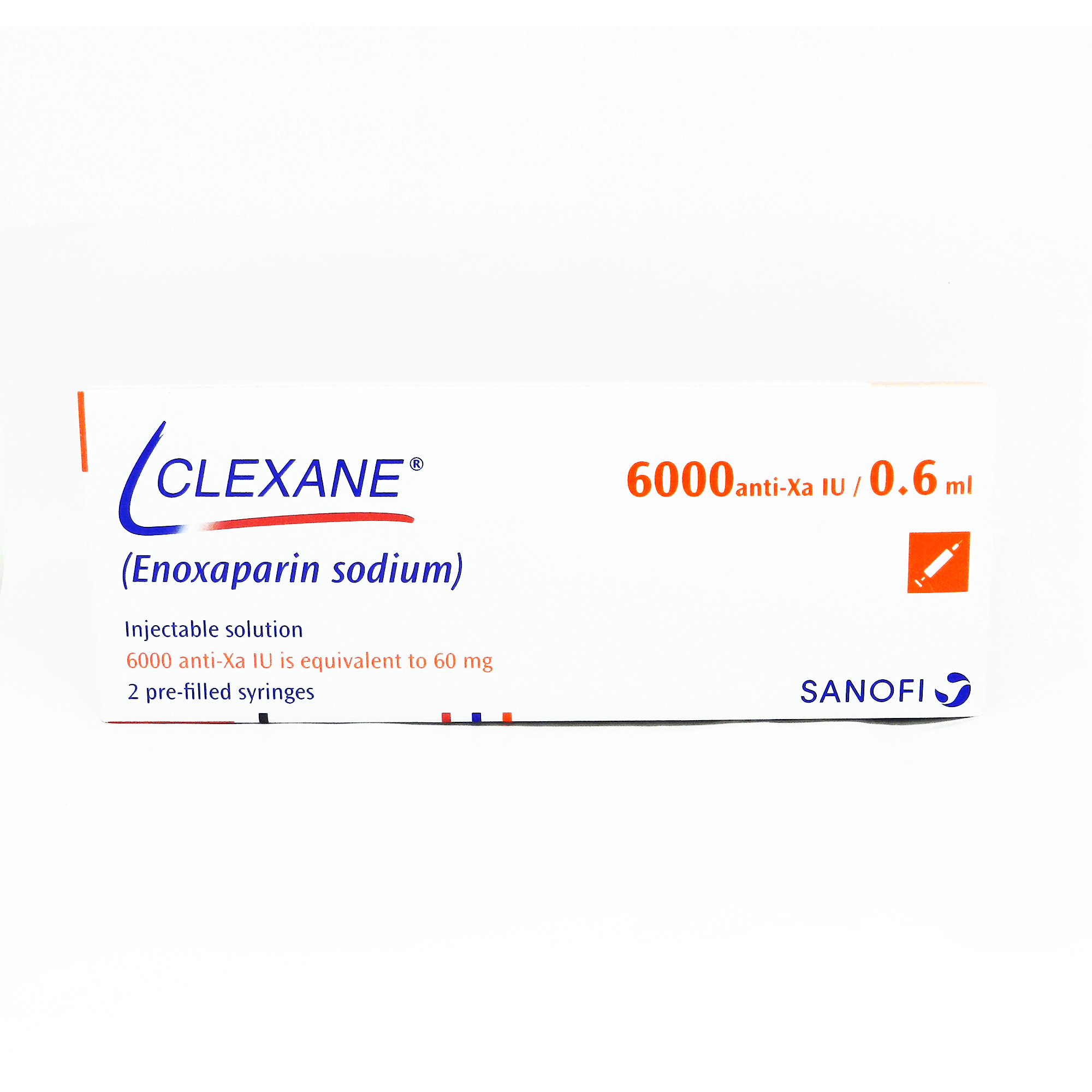 Clexane Injection 60 mg 2 Pre filled Syringe