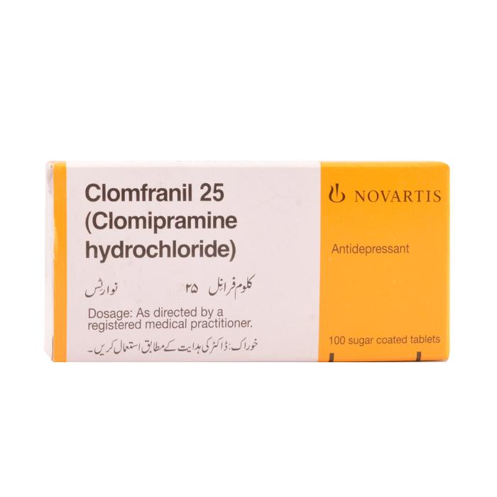 Clomfranil tablet 25 mg 10×10’s