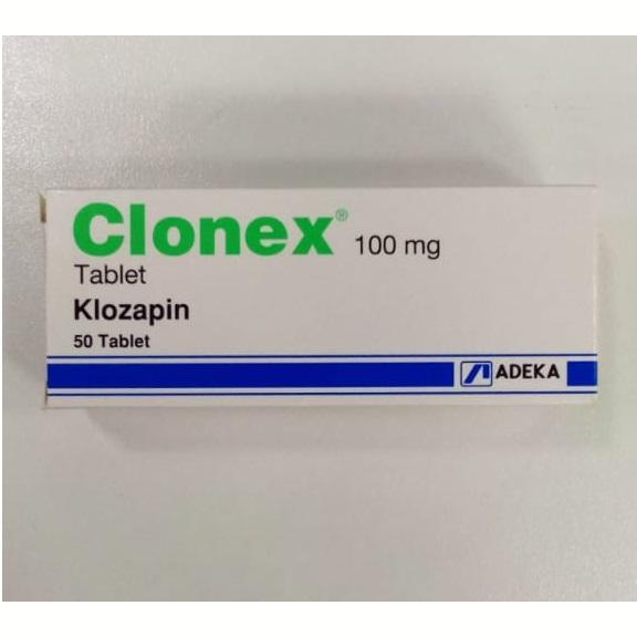clonex 100mg (Clozapine) imported