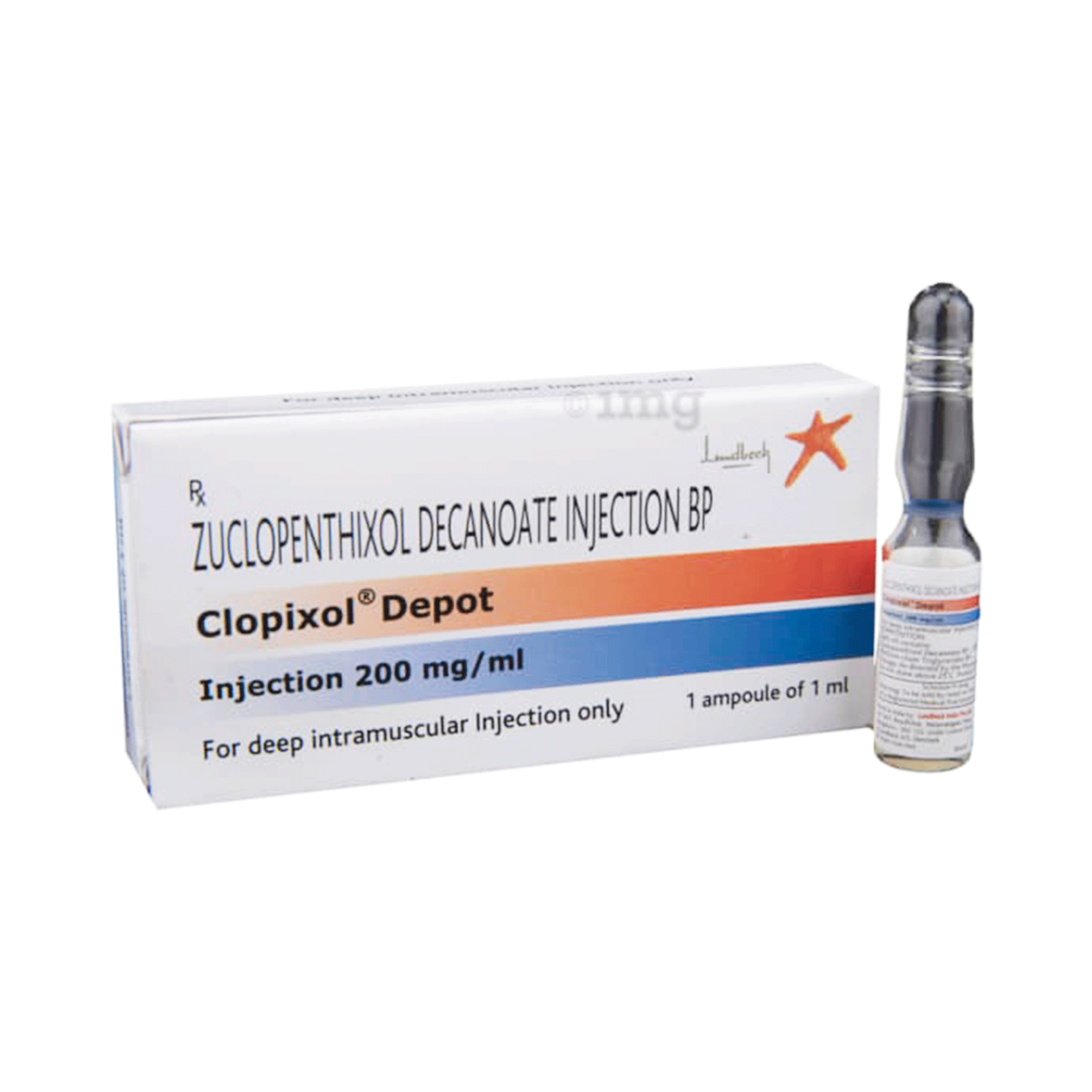 Clopixol Injection depot 200 mg 1 Ampx1 mL