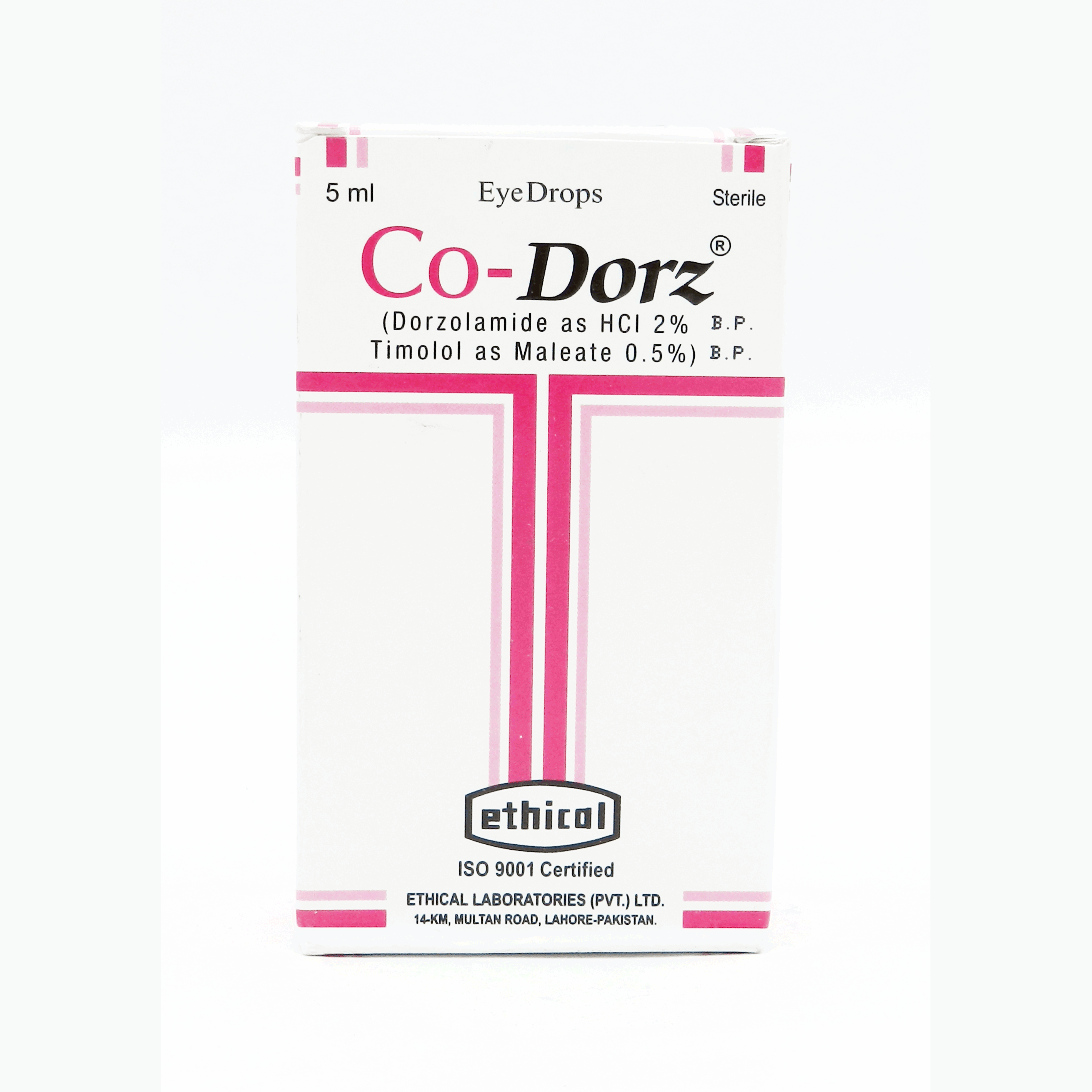 Co-Dorz Eye Drops 2/0.5 % 5 mL
