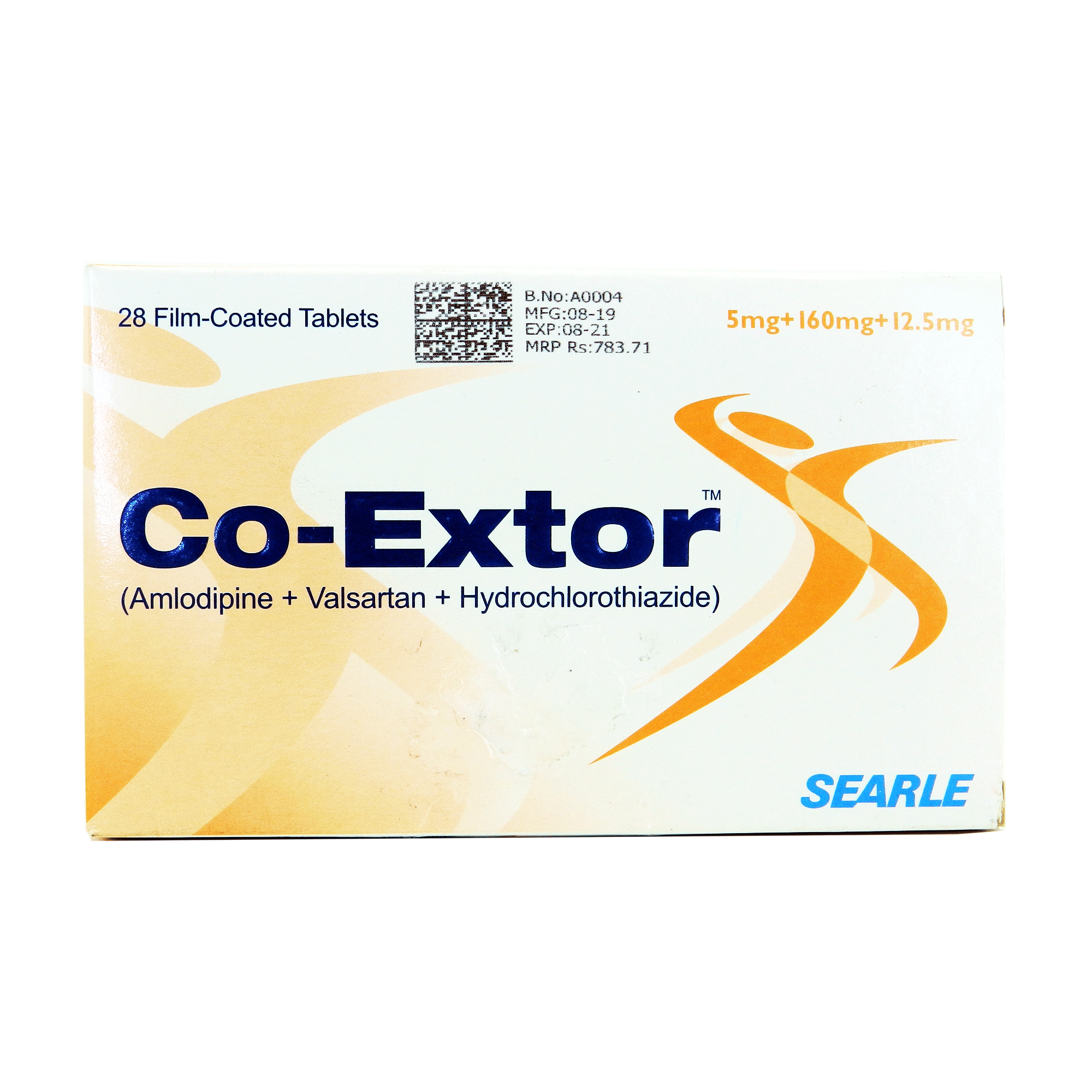 Co-Extor tablet 5/160/12.5 mg 28’s