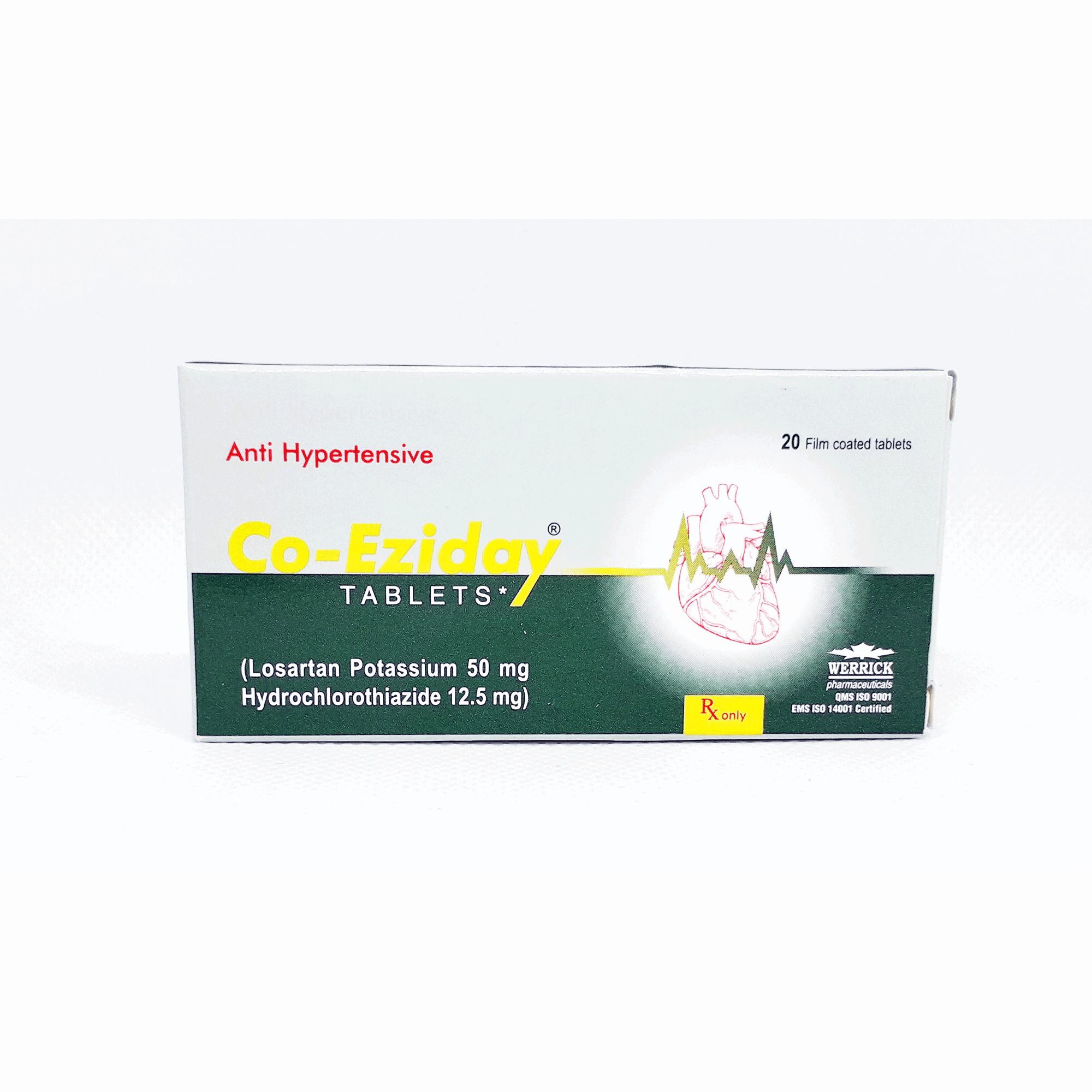 Co-eziday tablet 50/12.5 mg 2×10’s