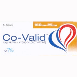 Co-Valid tablet 160/25 mg 14’s