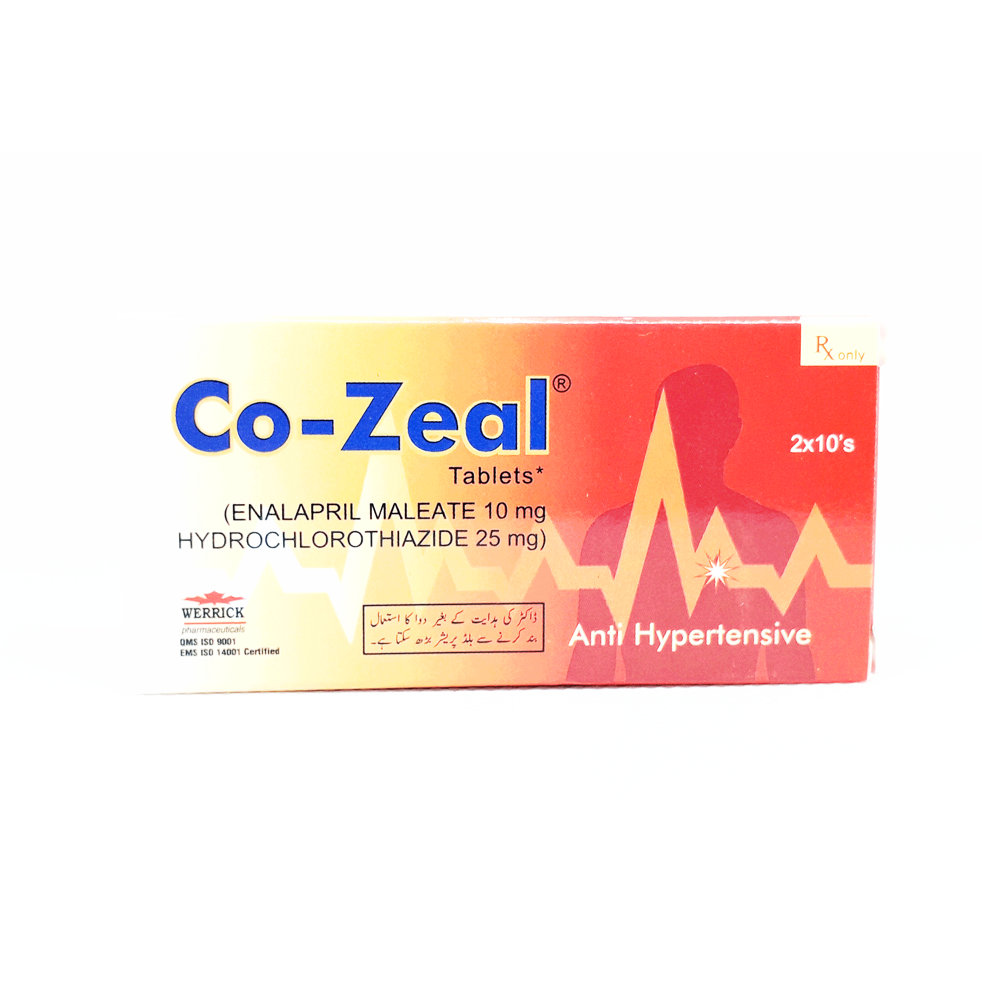 Co-zeal tablet 10/25 mg 2×10’s
