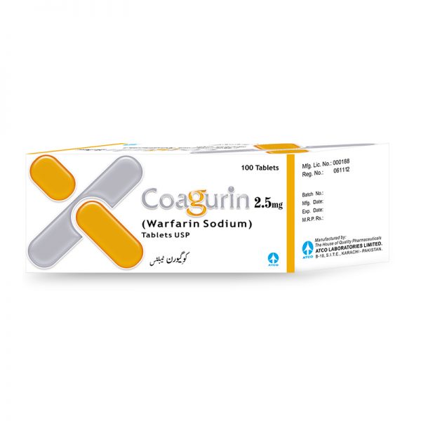 Coagurin tablet 2.5 mg 10×10’s