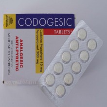 Codogesic tablet 15/500 mg 10×10’s