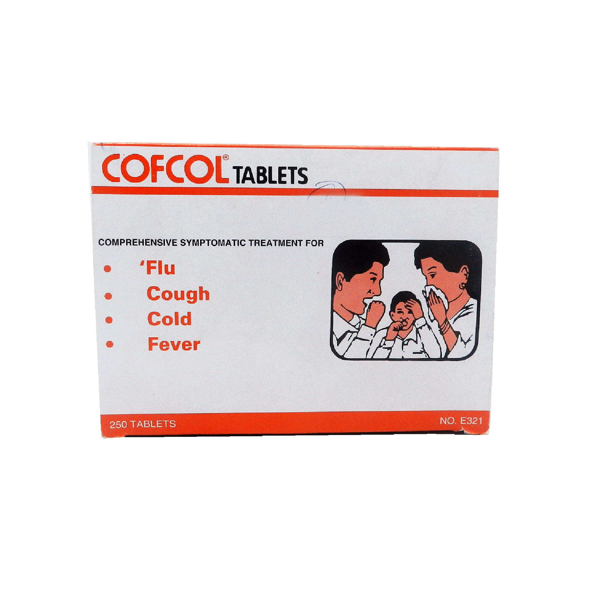 Cofcol tablet 25×10’s
