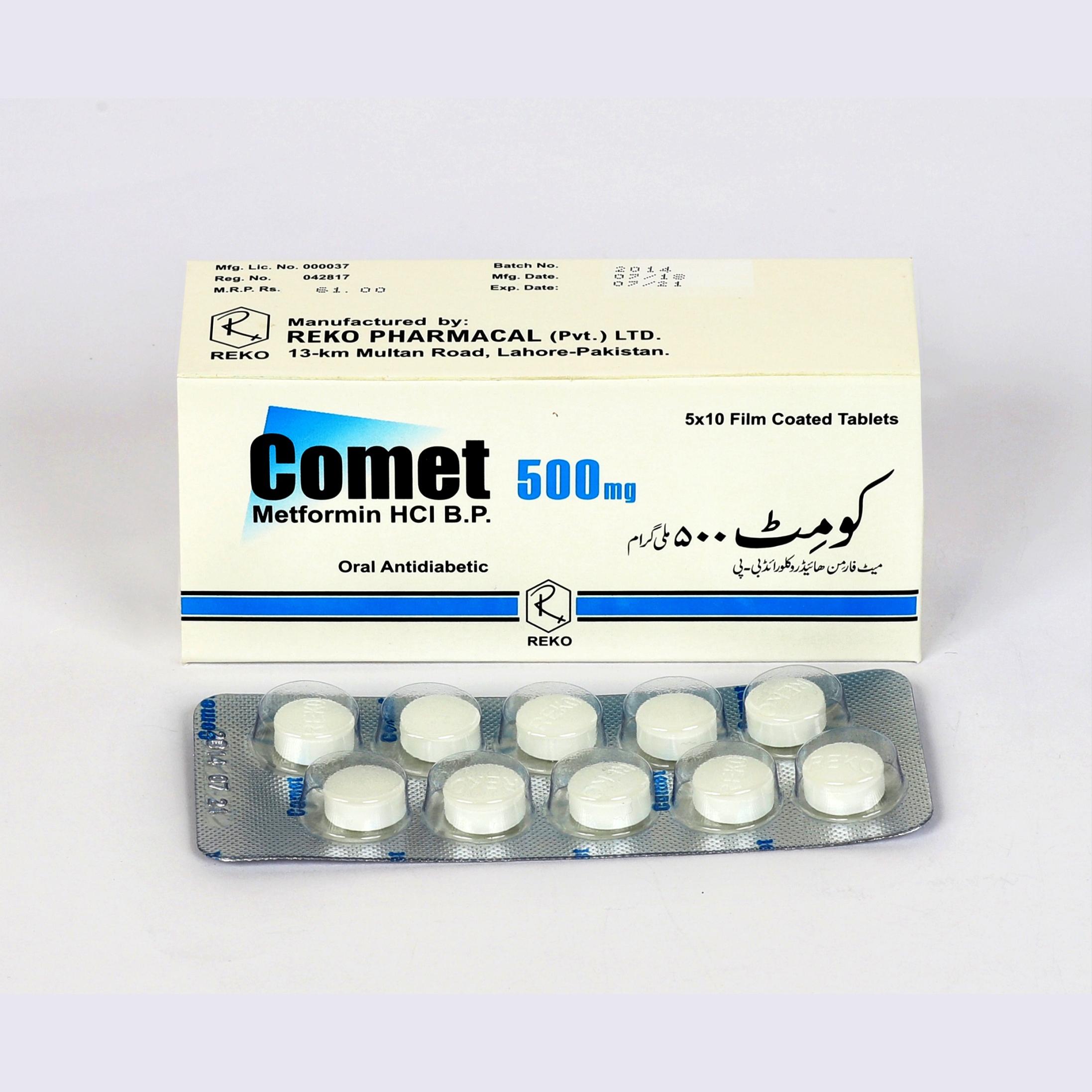 Comet tablet 500 mg 5×10’s