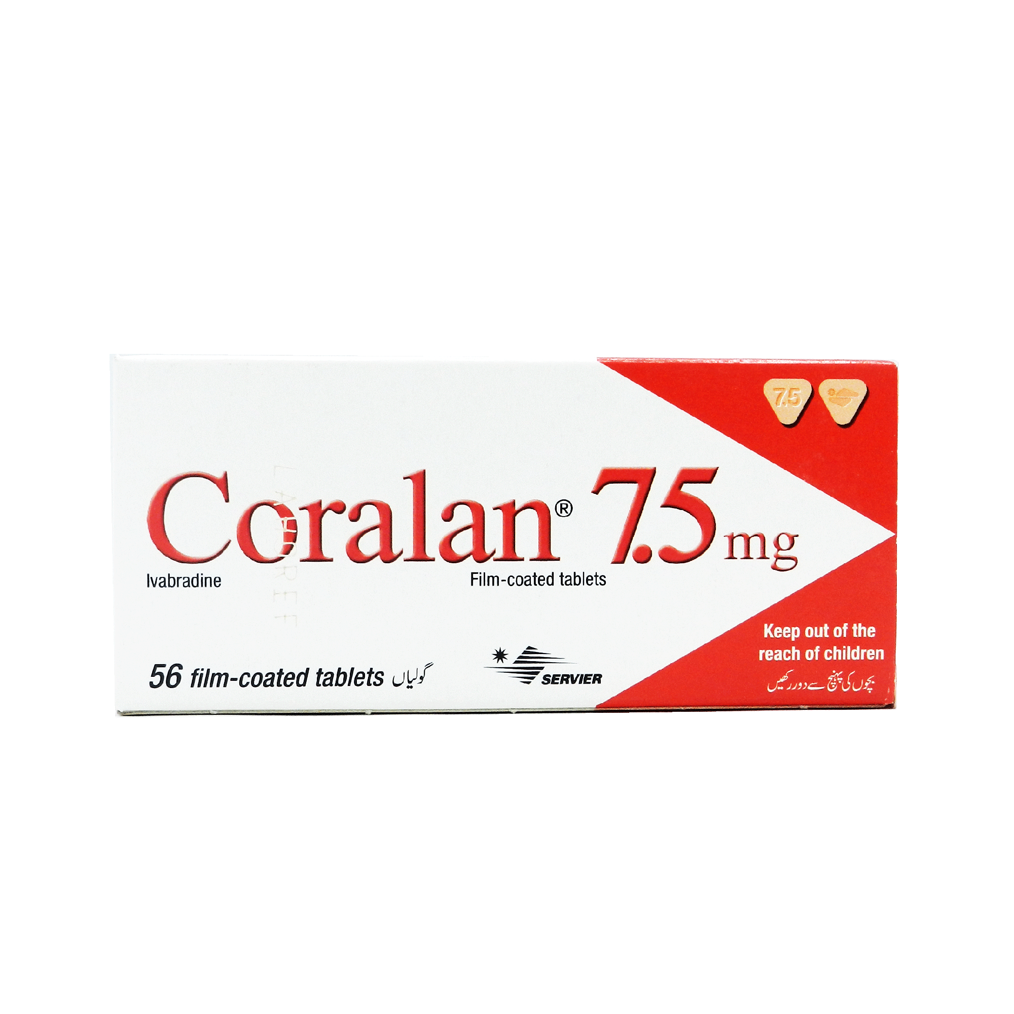 Coralan tablet 7.5 mg 56’s