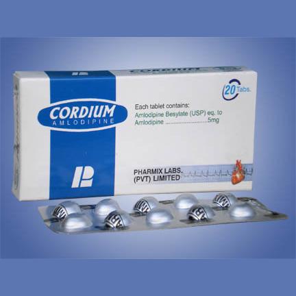 Cordium tablet 5 mg 2×10’s